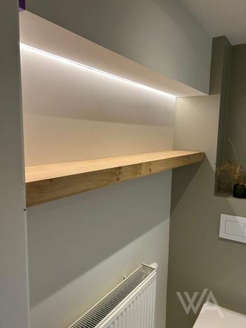 eiken legbanken met LED verlichting